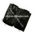 Encaje de diseño de verano de cuero negro niñas guantes sin dedos